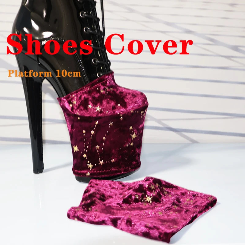 Shiny Velvet Platform Protectors - Showgirl Edition