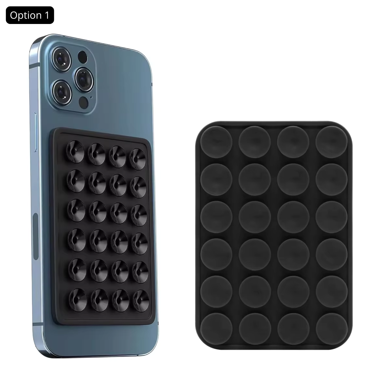Support Téléphone Ventouse — Fixation Magnétique