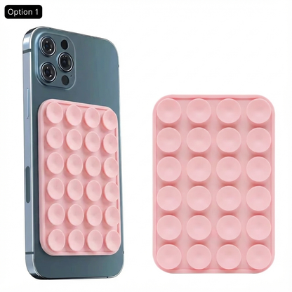Support Téléphone Ventouse — Fixation Magnétique