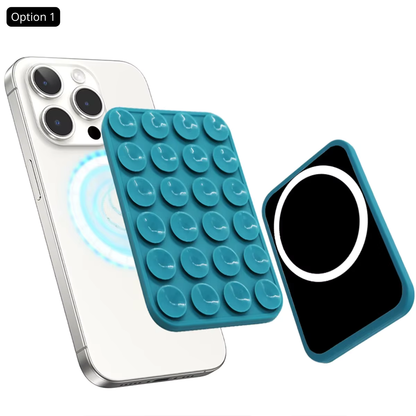 Support Téléphone Ventouse — Fixation Magnétique