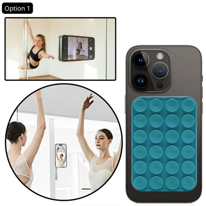 Support Téléphone Ventouse — Fixation Magnétique