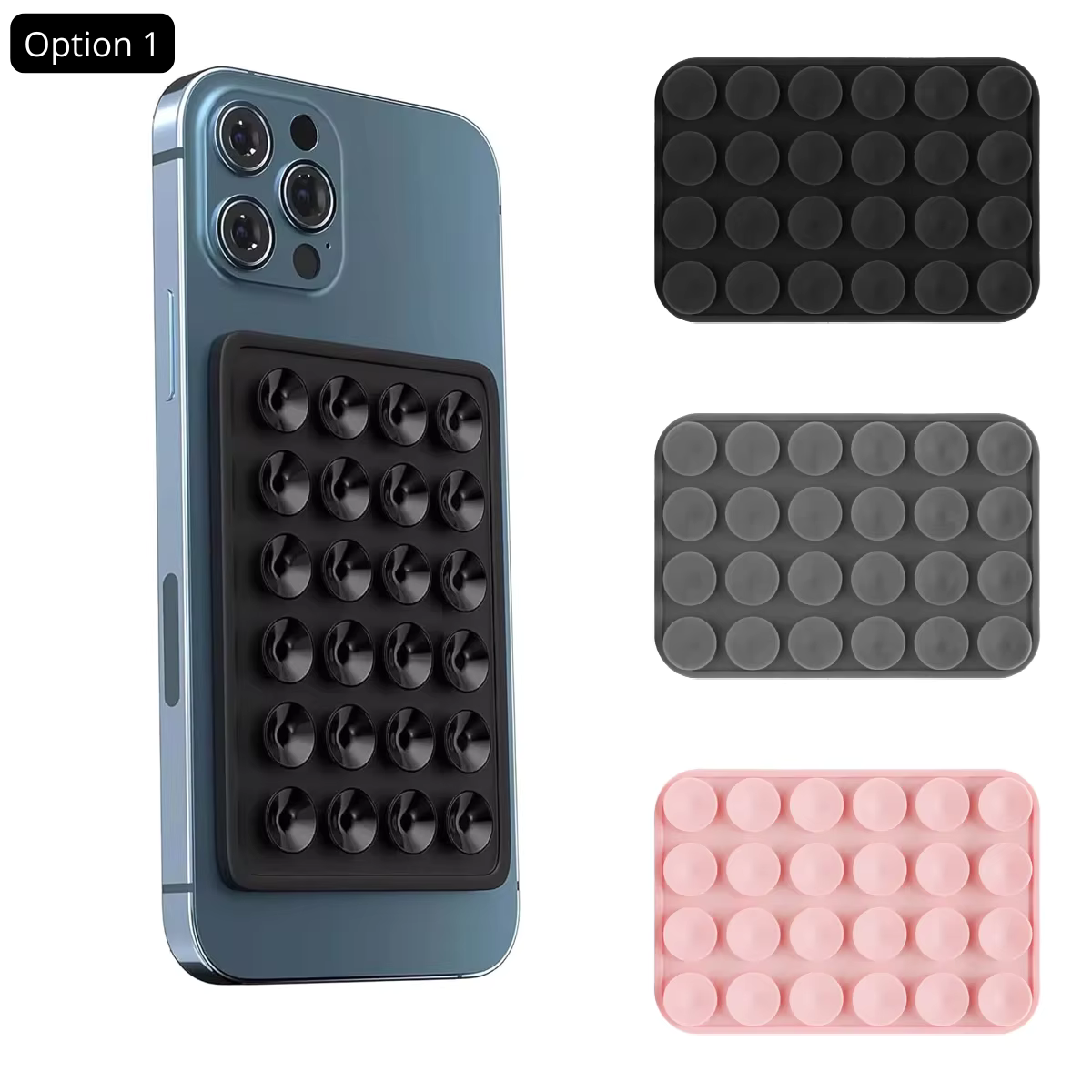 Support Téléphone Ventouse — Fixation Magnétique