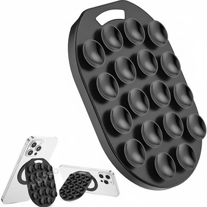 Support Téléphone Ventouse — Fixation Magnétique