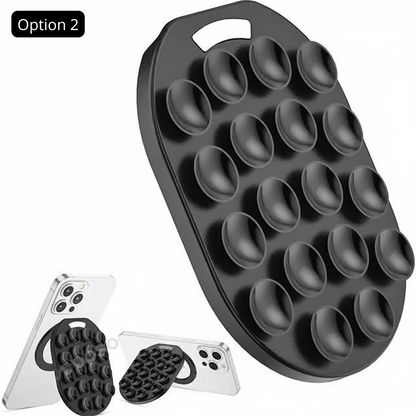 Support Téléphone Ventouse — Fixation Magnétique