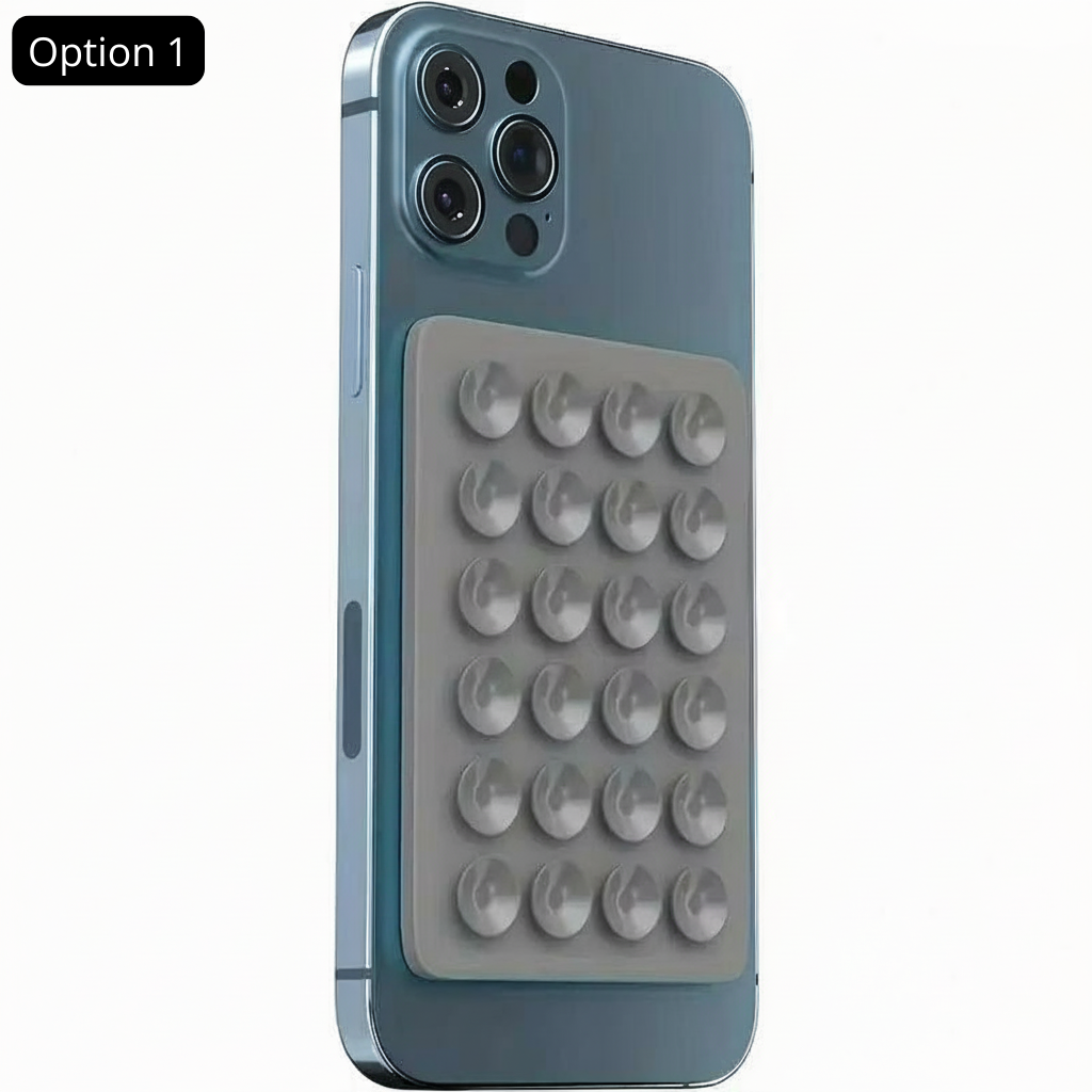 Support Téléphone Ventouse — Fixation Adhésive