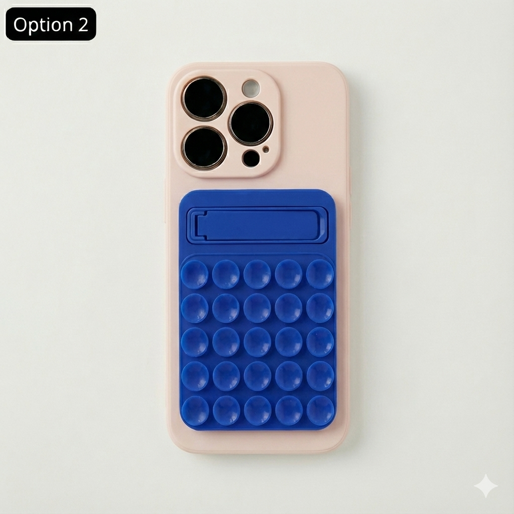 Support Téléphone Ventouse — Fixation Adhésive