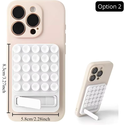 Support Téléphone Ventouse — Fixation Adhésive