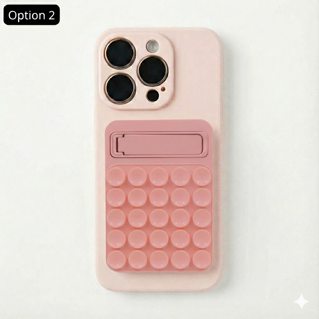 Support Téléphone Ventouse — Fixation Adhésive