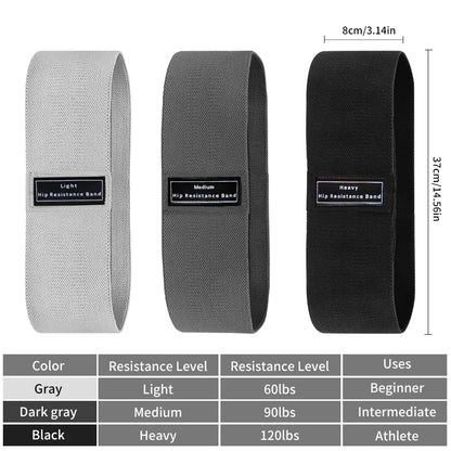 Fabric Resistance Hip & Booty Bands