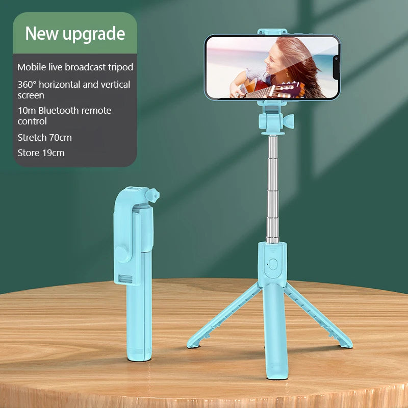 Bluetooth Retractable Tripod & Selfie Stick