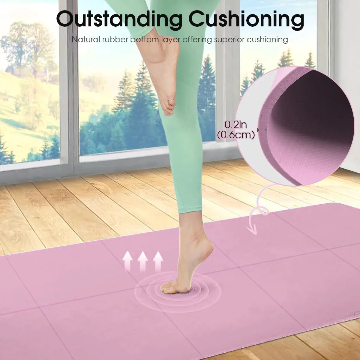 Foldable & Lightweight Yoga Mat