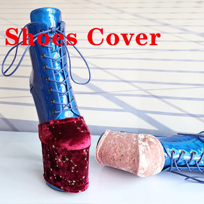 Shiny Velvet Platform Protectors - Showgirl Edition