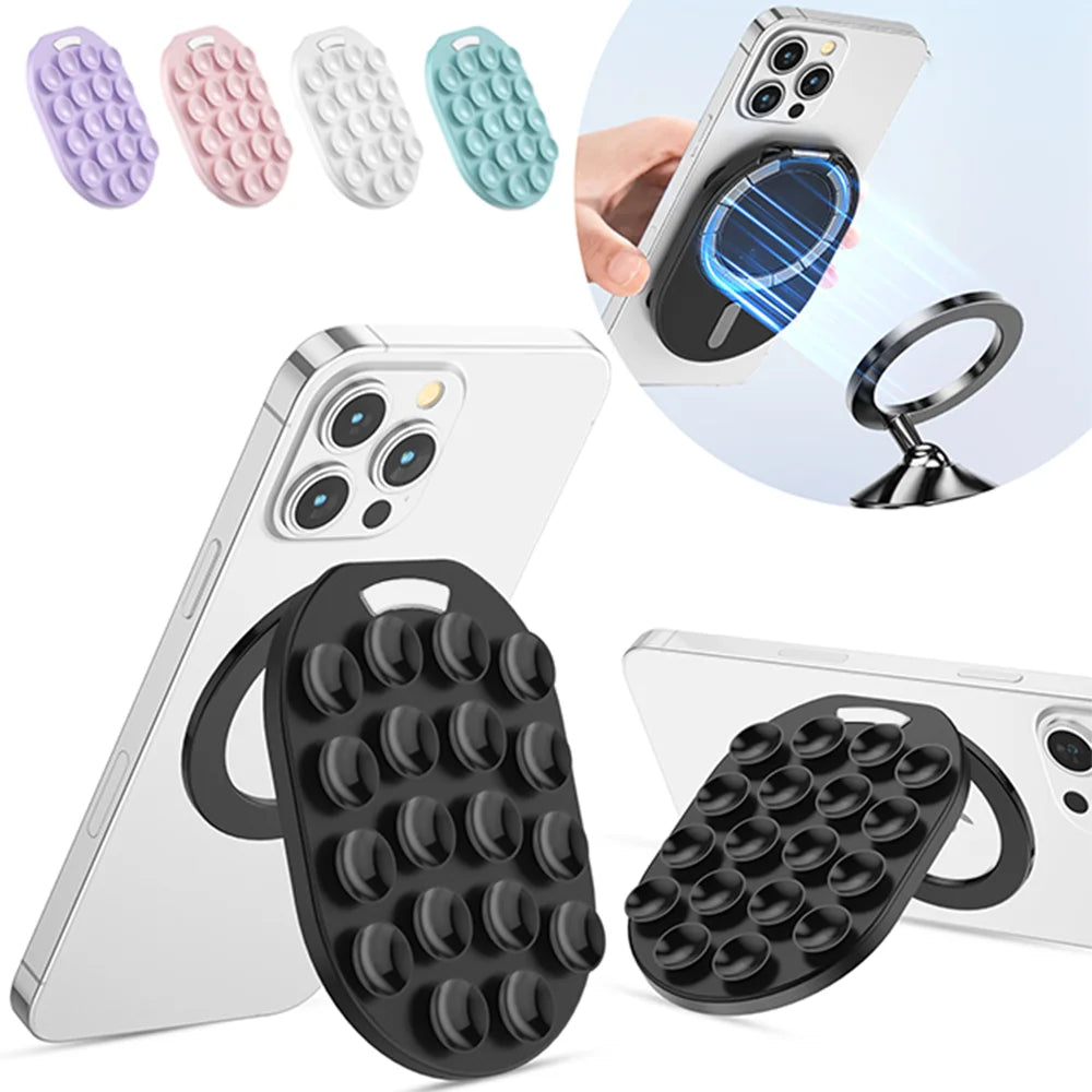 Support Téléphone Magnétique à Ventouse