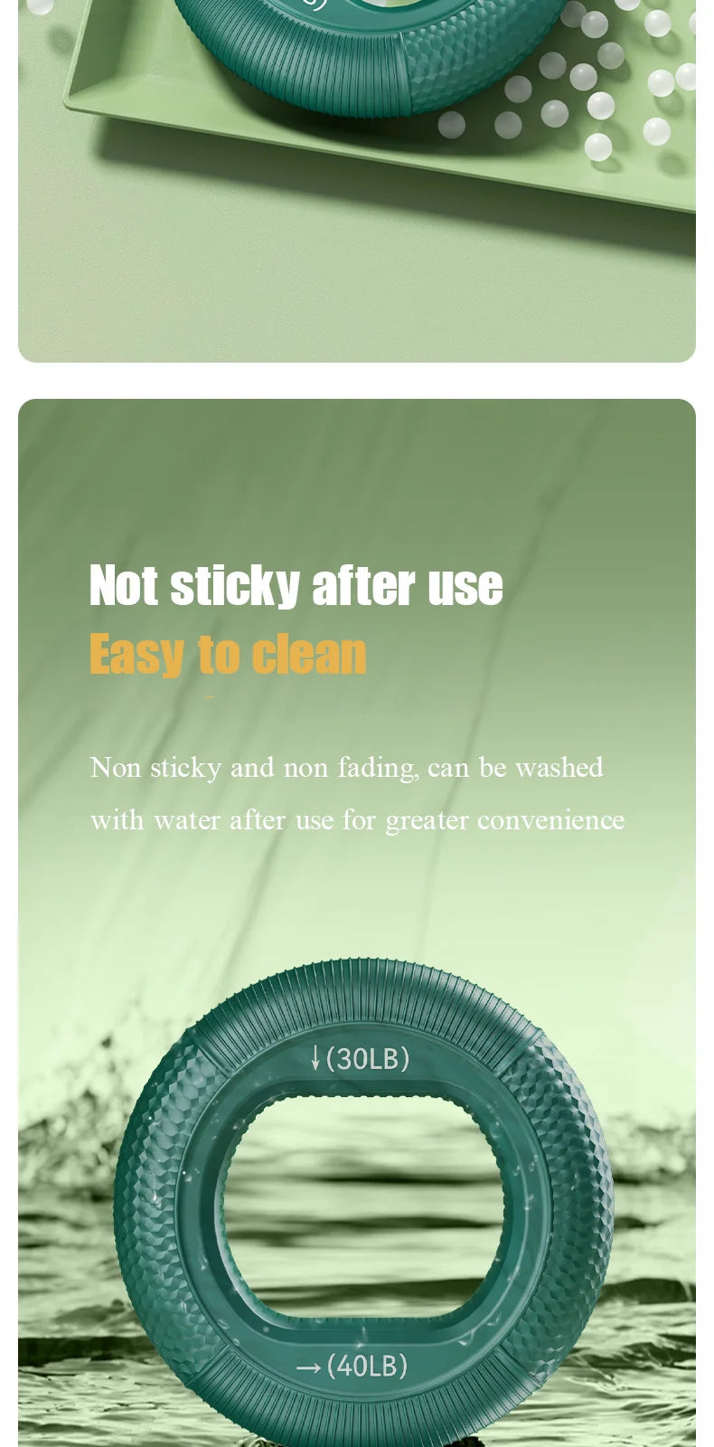 Dual Resistance Silicone Grip Ring