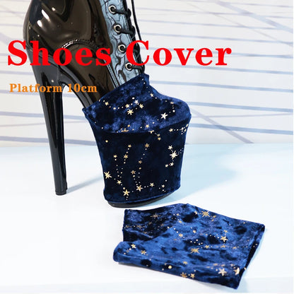 Shiny Velvet Platform Protectors - Showgirl Edition