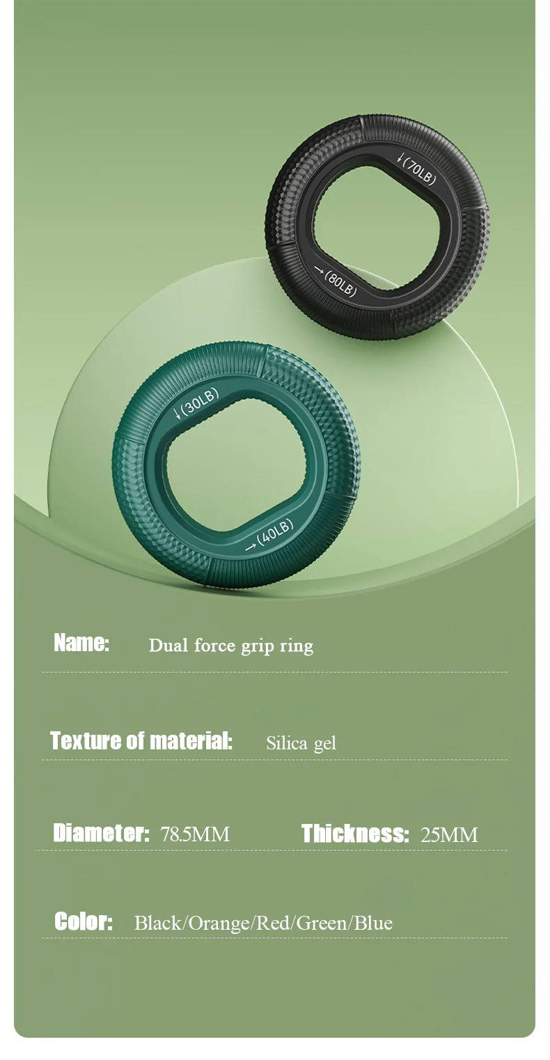 Dual Resistance Silicone Grip Ring