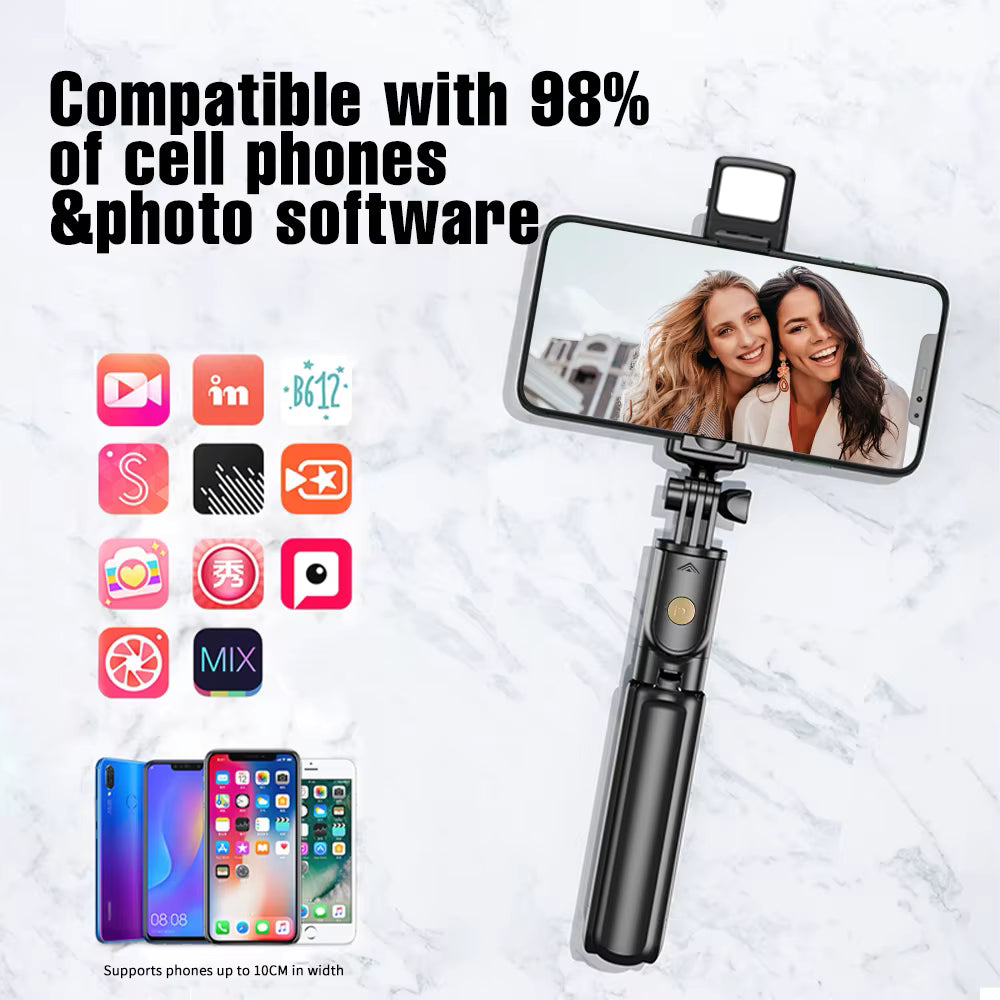 2in1 Extendable Tripod & Selfie Stick