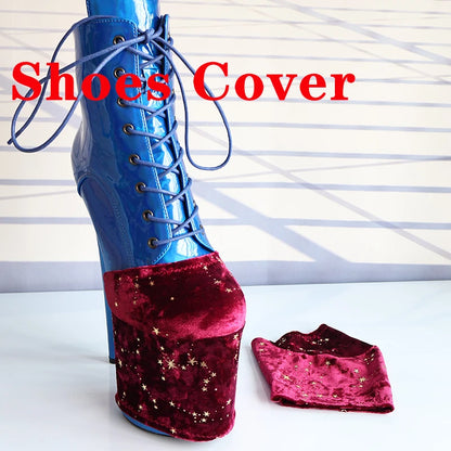 Shiny Velvet Platform Protectors - Showgirl Edition