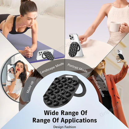 Support Téléphone Magnétique à Ventouse