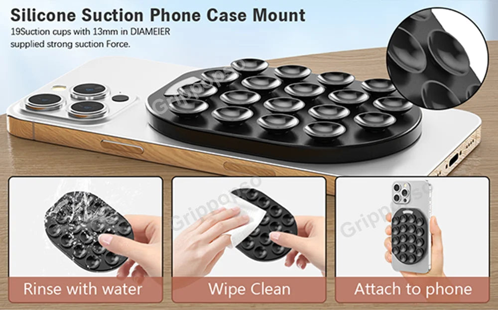 Support Téléphone Magnétique à Ventouse