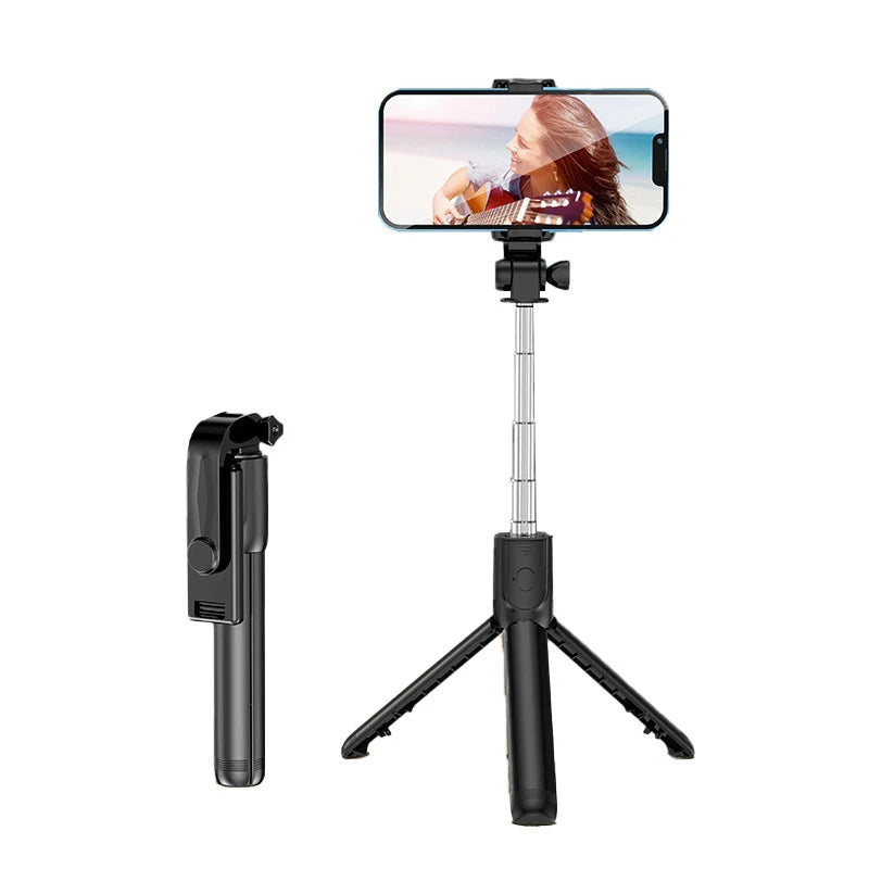 Bluetooth Retractable Tripod & Selfie Stick